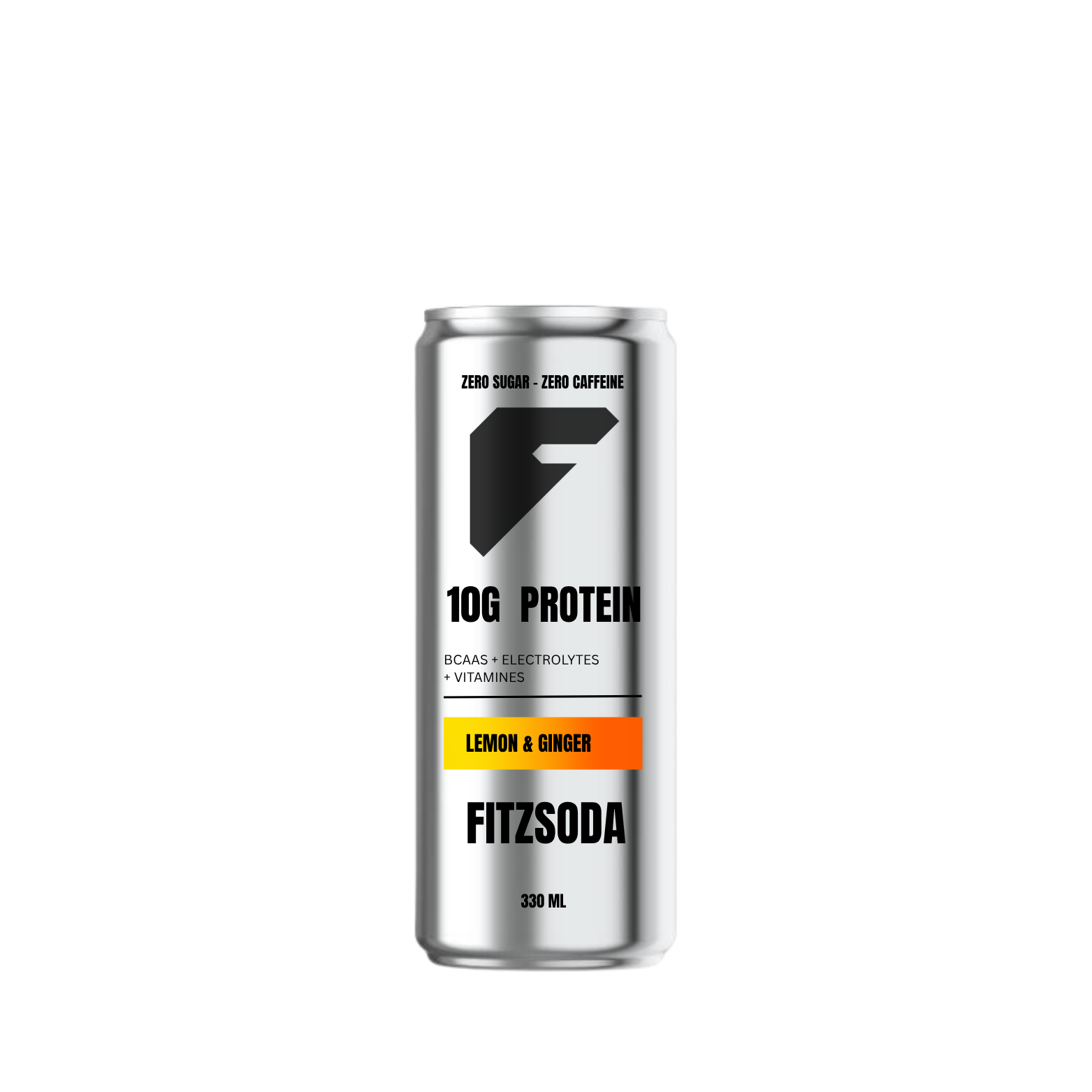 FITZSODA Lemon & Ginger, 330 ml functional soda